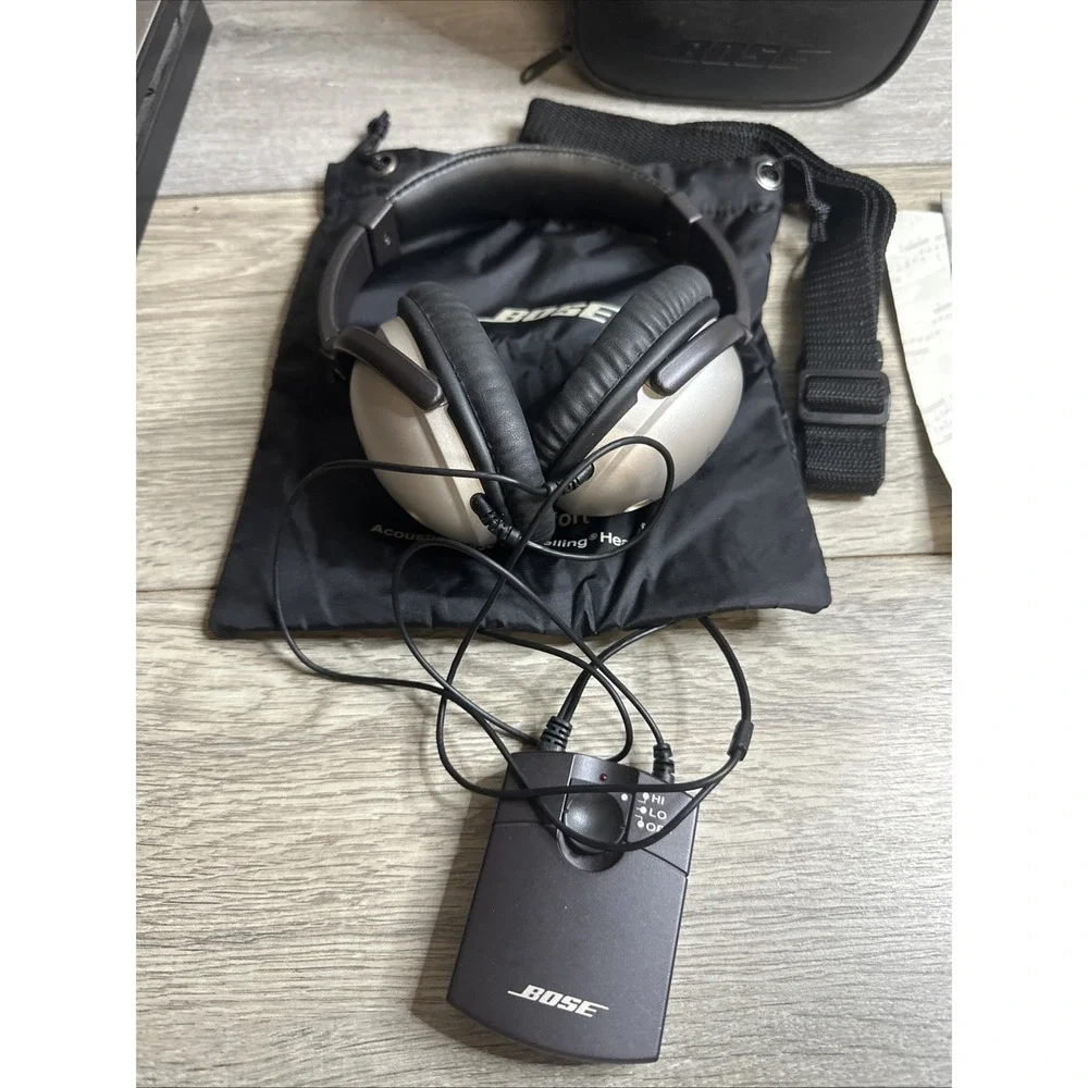 BOSE QC-1 QuietComfort Acoustic Noise Cancelling Headset Headphones Accessories‎